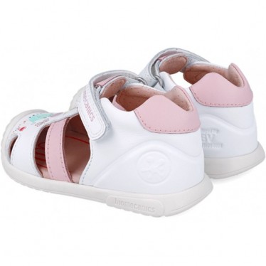 Sandales Biomecanics 252106 Garden pour fille BLANCO_B050