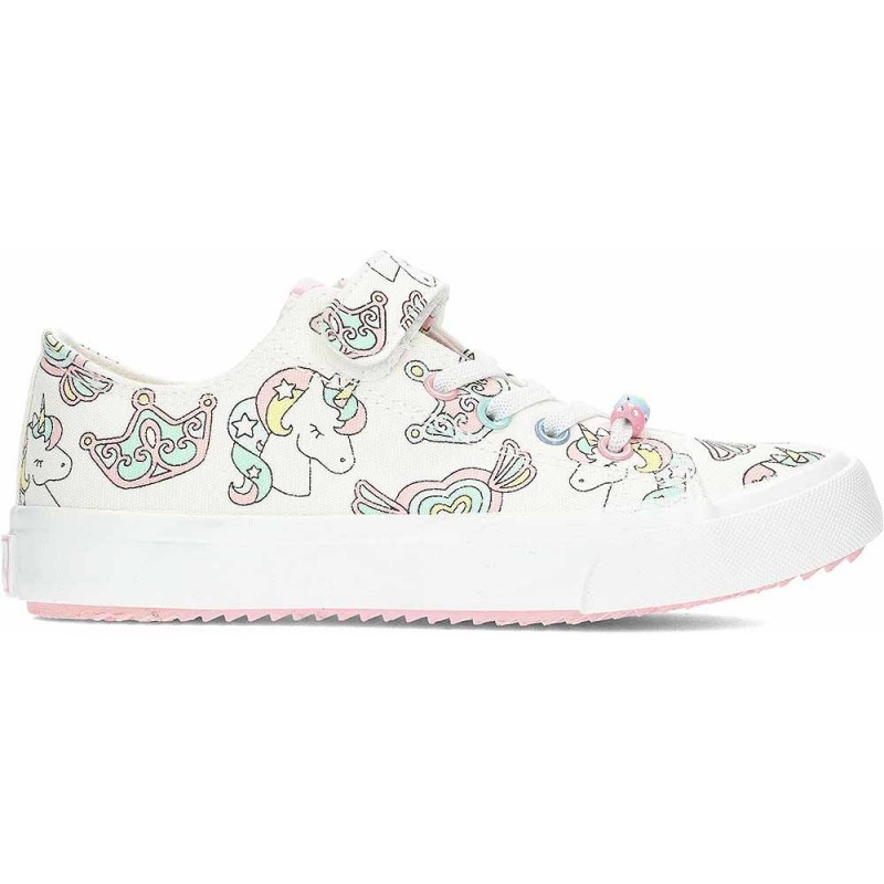 Baskets CONGUITOS Unicorn Fantasy 284096 pour filles WHITE