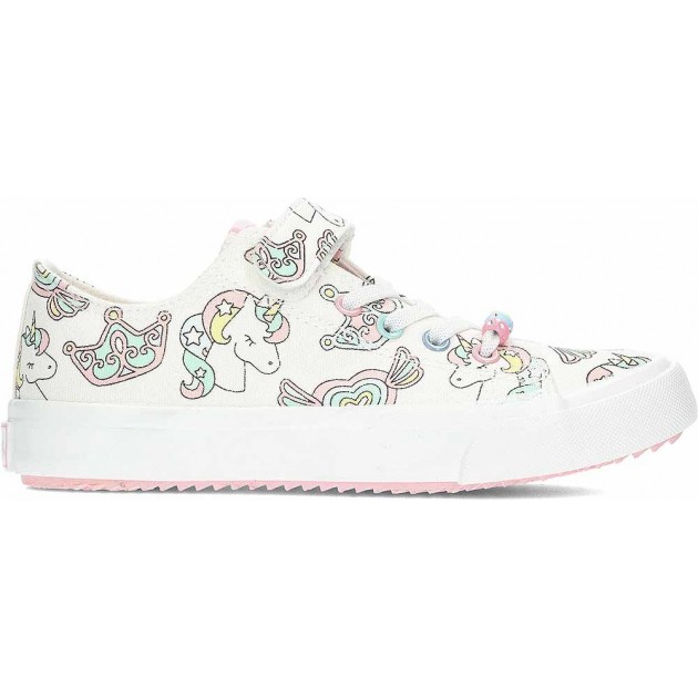 Baskets CONGUITOS Unicorn Fantasy 284096 pour filles WHITE