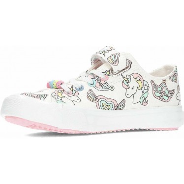 Baskets CONGUITOS Unicorn Fantasy 284096 pour filles WHITE