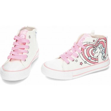 Baskets montantes CONGUITOS Unicorn Fantasy 283108 pour filles MULTI