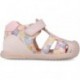 Sandales Biomecanics 252110 à imprimé cœur pour fille COTTON_A779
