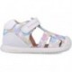 Sandales Biomecanics 252110 à imprimé cœur pour fille BLANCO_B050