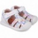 Sandales Biomecanics 252110 à imprimé cœur pour fille BLANCO_B050
