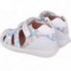 Sandales Biomecanics 252110 à imprimé cœur pour fille BLANCO_B050