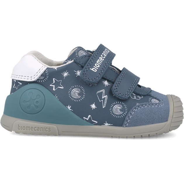 Chaussures de sport imprimées Biomecanics 252115 pour garçons PETROL_A556 Chaussures de sport imprimées Biomecanics 252115 pour garçons PETROL_A556