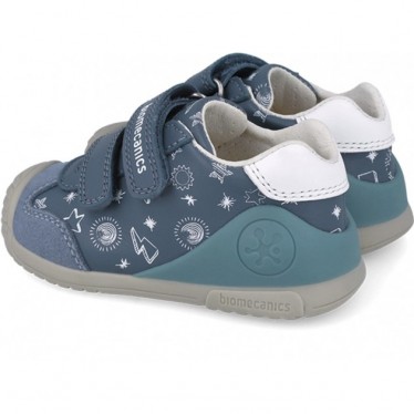 Chaussures de sport imprimées Biomecanics 252115 pour garçons PETROL_A556