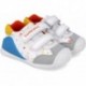 Chaussures de sport imprimées Biomecanics 252115 pour garçons BLANCO_YEMA_C835
