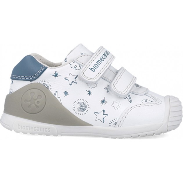 Chaussures de sport imprimées Biomecanics 252115 pour garçons BLANCO_INDIGO_B834 Chaussures de sport imprimées Biomecanics 252115 pour garçons BLANCO_INDIGO_B834