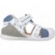 Sandales imprimées pour garçons Biomecanics 252116 BLANCO_INDIGO_B834