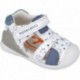 Sandales imprimées pour garçons Biomecanics 252116 BLANCO_INDIGO_B834