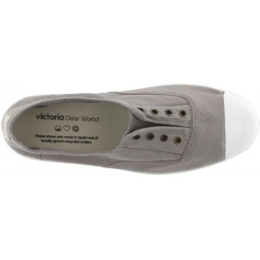 Baskets en toile Victoria 106623 English 1915 pour femmes GRIS