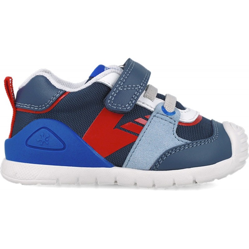 Chaussures de sport urbaines élastiques Biomecanics 252121 pour garçons PETROL_A556