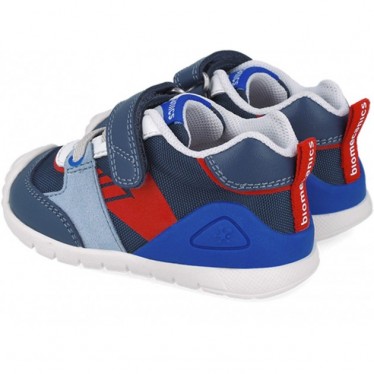 Chaussures de sport urbaines élastiques Biomecanics 252121 pour garçons PETROL_A556