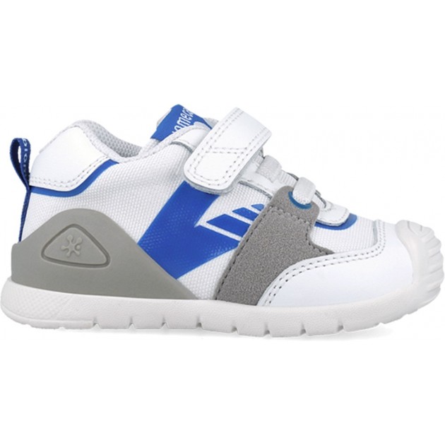 Chaussures de sport urbaines élastiques Biomecanics 252121 pour garçons BLANCO_ROYAL_C825