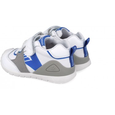 Chaussures de sport urbaines élastiques Biomecanics 252121 pour garçons BLANCO_ROYAL_C825