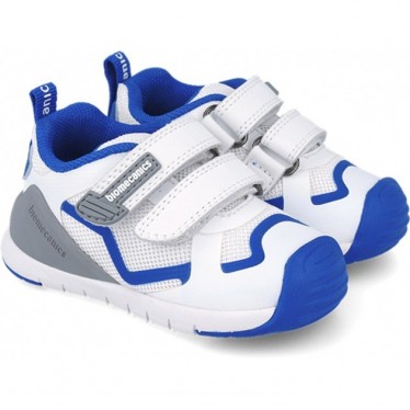BIOMECANICS Chaussures de sport pour enfants premiers pas 252133 BLANCO_AZUL_B057