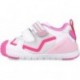 Baskets BIOMECANICS pour fille Premiers pas 252133 BLANCO_FUCSIA_D304