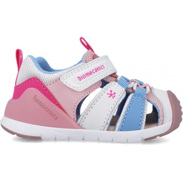 Sandale BIOMECANICS Sport 252135 pour fille BLANCO_ROSA_D113