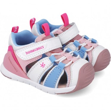 Sandale BIOMECANICS Sport 252135 pour fille BLANCO_ROSA_D113