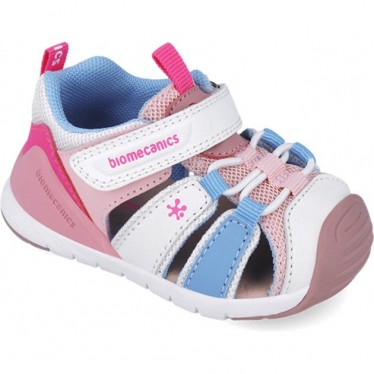 Sandale BIOMECANICS Sport 252135 pour fille BLANCO_ROSA_D113