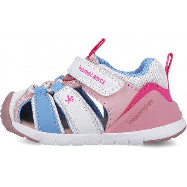 Sandale BIOMECANICS Sport 252135 pour fille BLANCO_ROSA_D113