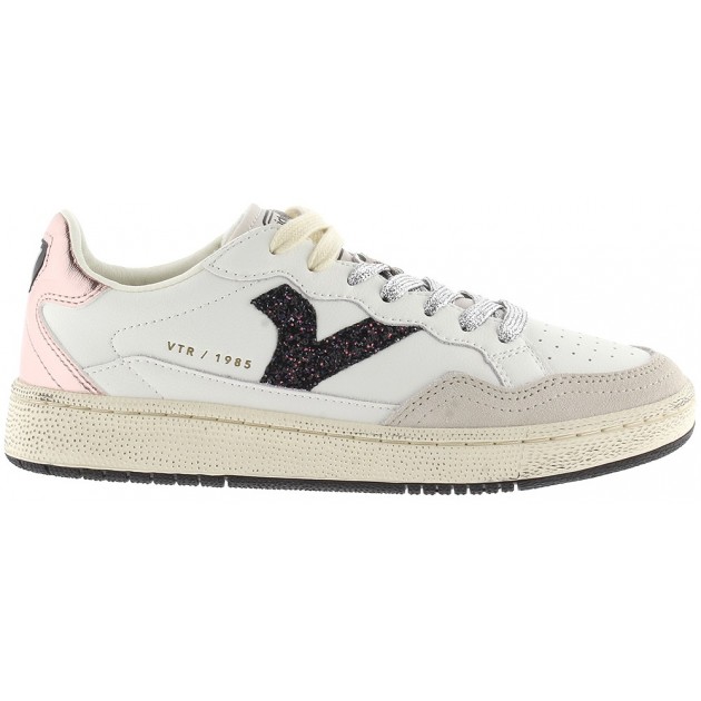 Victoria 8806103 Baskets Smash à paillettes métalliques ROSA Victoria 8806103 Baskets Smash à paillettes métalliques ROSA