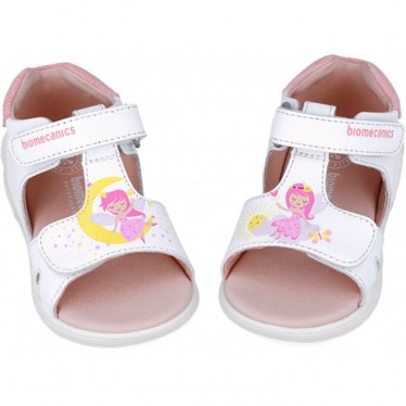 Sandales pour fille Biomecanics 252140 Twin Biogateo BLANCO
