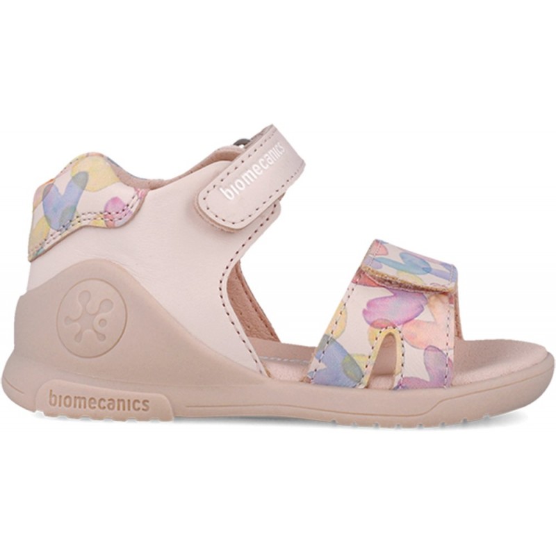 Sandale à bout ouvert pour fille Biomecanics 252141 avec imprimé Biogateo COTTON_A779