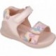 Sandale à bout ouvert pour fille Biomecanics 252141 avec imprimé Biogateo COTTON_A779