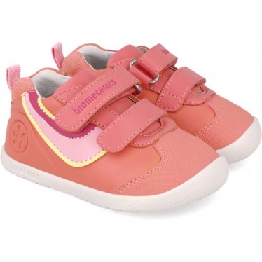 Biomecanics 252161 Chaussures de sport respectueuses des premiers pas pour filles CANTALUPE_A833