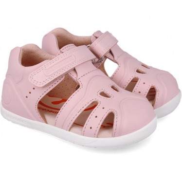 Sandales premiers pas BIOMECANICS pour filles 252165G ROSA_C032