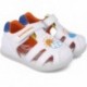 Sandale Twin pour garçon Biomecanics 252166 BLANCO_AZUL_B057
