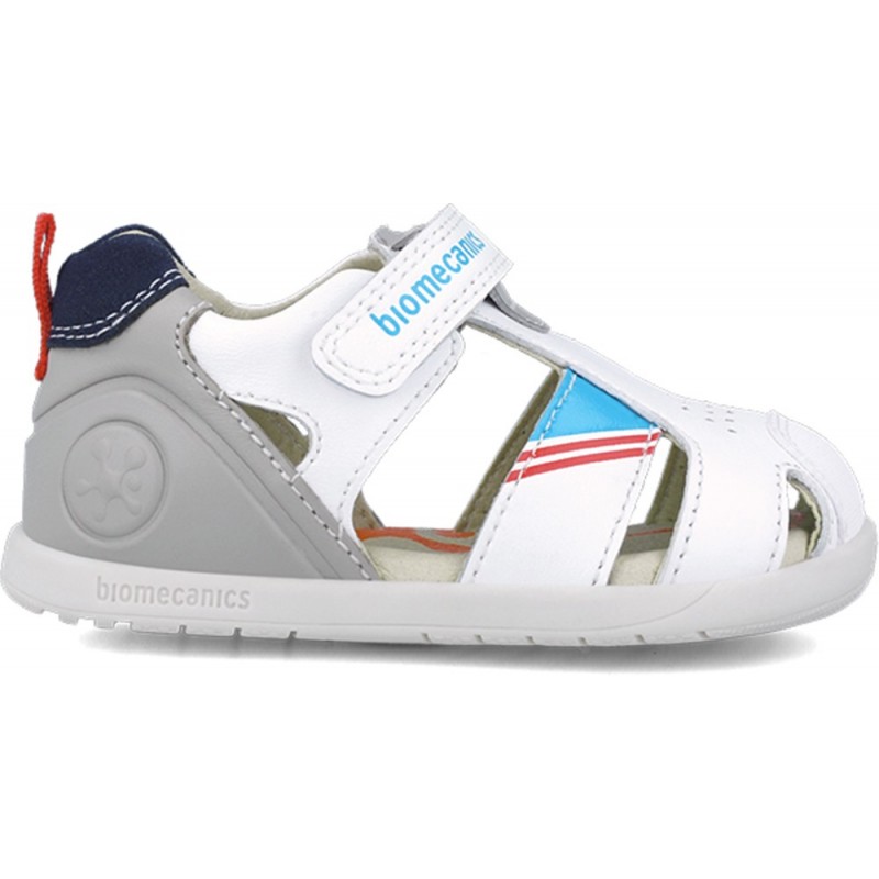 Sandales pour garçons premiers pas Biomecanics 252169 Urban BLANCO_C050