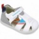 Sandales pour garçons premiers pas Biomecanics 252169 Urban BLANCO_C050