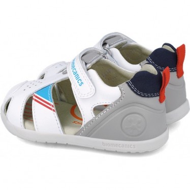 Sandales pour garçons premiers pas Biomecanics 252169 Urban BLANCO_C050