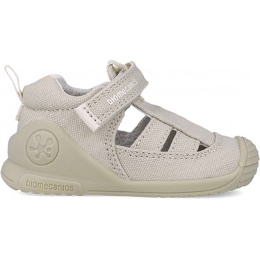 Biomecanics 252174 Sandales en toile Biogateo pour bébé BEIGE_B103