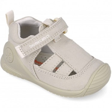 Biomecanics 252174 Sandales en toile Biogateo pour bébé BEIGE_B103
