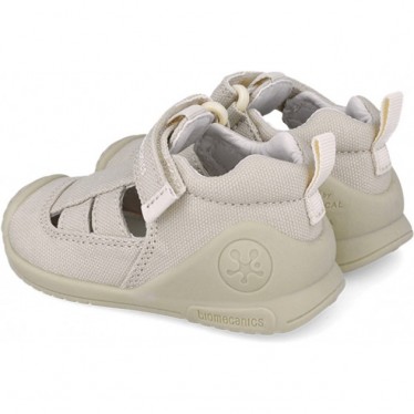Biomecanics 252174 Sandales en toile Biogateo pour bébé BEIGE_B103