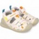 Biomecanics 252179 Sandales pour bébé Biogateo Print BLANCO_B050