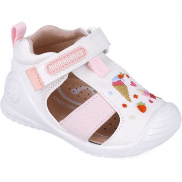 Sandales pour filles Premiers pas Biomecanics 252183 Glace BLANCO_C050