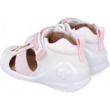 Sandales pour filles Premiers pas Biomecanics 252183 Glace BLANCO_C050