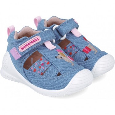 Sandale Twin First Steps pour fille Biomecanics 252184 INDIGO_A631