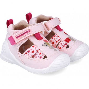 Sandale Twin First Steps pour fille Biomecanics 252184 ROSA_C032