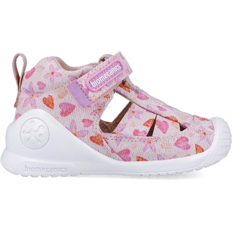 Biomecanics 252185 Sandales imprimées pour filles Premiers pas ROSA_A032