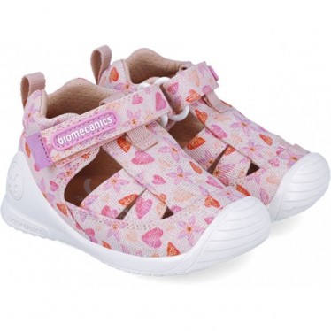Biomecanics 252185 Sandales imprimées pour filles Premiers pas ROSA_A032