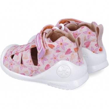 Biomecanics 252185 Sandales imprimées pour filles Premiers pas ROSA_A032