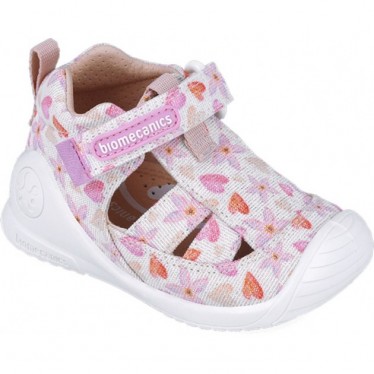 Biomecanics 252185 Sandales imprimées pour filles Premiers pas BLANCO_B050