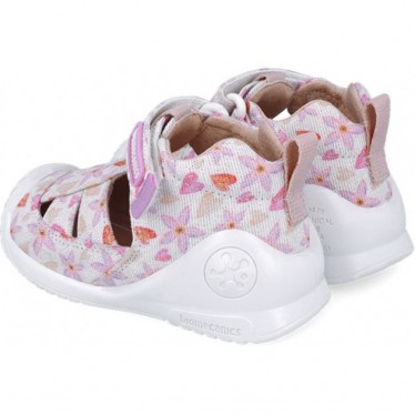 Biomecanics 252185 Sandales imprimées pour filles Premiers pas BLANCO_B050