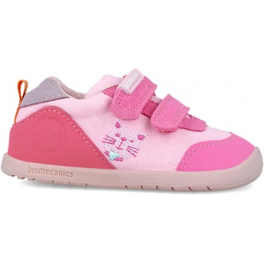 Baskets en toile Biomecanics 252190 Cats pour filles ROSA_A032